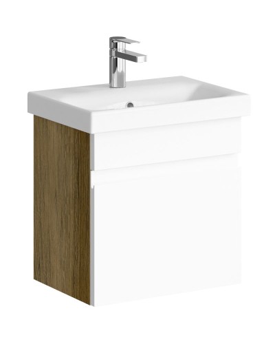 Тумба под раковину Aqwella Smart 50 SRT0105DB подвесная Дуб балтийский