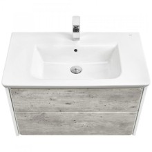 Тумба под раковину Roca Ronda 80 ZRU9303004 подвесная Бетон Белый матовый
