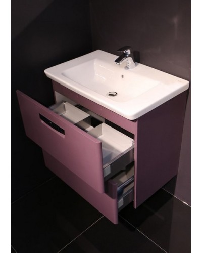 Тумба под раковину Roca The Gap 70 ZRU9302741 подвесная Фиолетовая