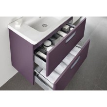 Тумба под раковину Roca The Gap 80 ZRU9302740 подвесная Фиолетовая