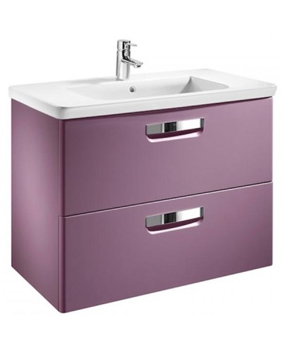 Тумба под раковину Roca The Gap 80 ZRU9302740 подвесная Фиолетовая