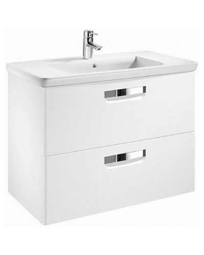 Тумба под раковину Roca The Gap 80 ZRU9302877 подвесная Белая глянцевая