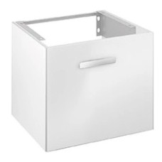 Тумба белый матовый/белое матовое стекло 64,6 см KEUCO Royal Universe 32750270000