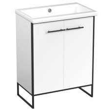 Тумба под раковину Corozo Айрон 60 SD-00000399 Белая