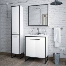 Тумба под раковину Corozo Айрон 60 SD-00000399 Белая