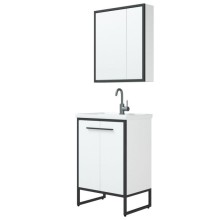 Тумба под раковину Corozo Айрон 60 SD-00000399 Белая