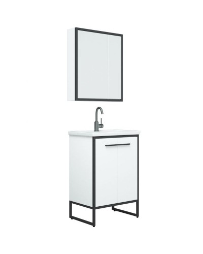 Тумба под раковину Corozo Айрон 70 SD-00000411 Белая