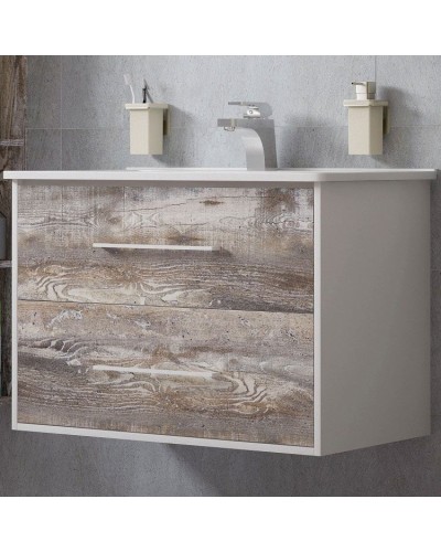 Тумба под раковину Corozo Гольф 85 SD-00000349 Антик Белая