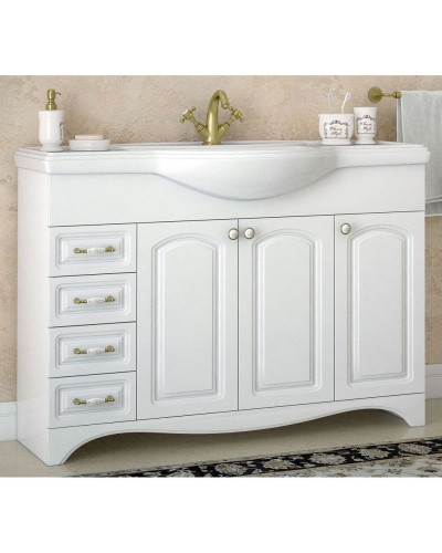 Тумба под раковину Corozo Классика 120 SD-00000370 Белая