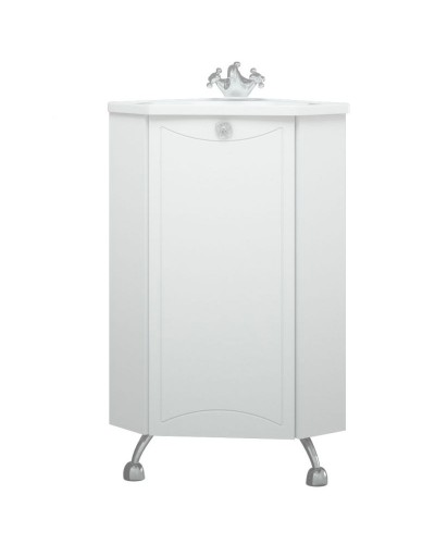 Тумба под раковину Corozo Триана 40 SD-00000324 угловая Белая