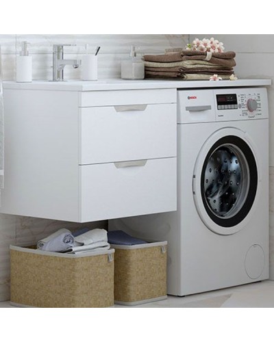 Тумба под раковину Corozo Алиот 120 SD-00000603 подвесная Белая