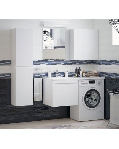 Тумба под раковину Corozo Альтаир 120 SD-00000501 подвесная Белая