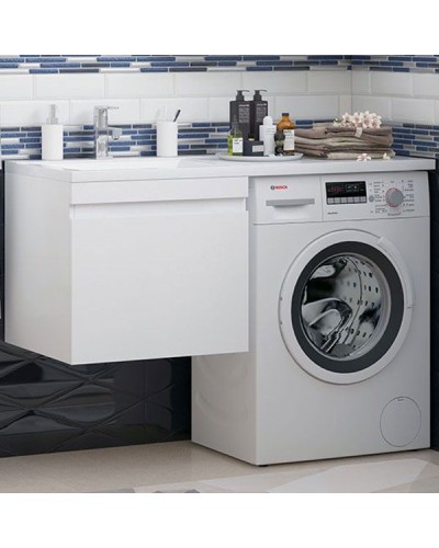 Тумба под раковину Corozo Альтаир 120 SD-00000501 подвесная Белая