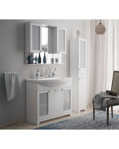 Тумба под раковину Corozo Прованс 105 SD-00000017 Белая