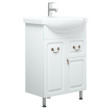 Тумба под раковину Corozo Элегия ретро 60 SD-00000010 Белая