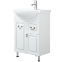 Тумба под раковину Corozo Элегия ретро 60 SD-00000010 Белая