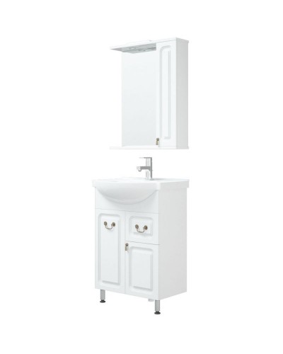 Тумба под раковину Corozo Элегия ретро 60 SD-00000010 Белая