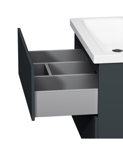 Тумба под раковину AM.PM Gem 75 M90FHX07522GM подвесная Графит матовый