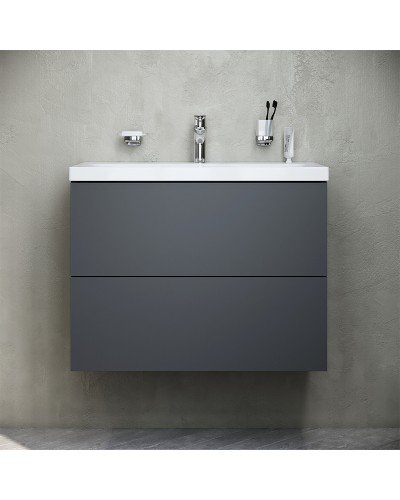 Тумба под раковину AM.PM Gem 75 M90FHX07522GM подвесная Графит матовый