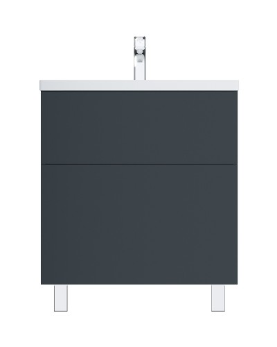 Тумба под раковину AM.PM Gem 75 M90FSX07522GM32 Графит матовый