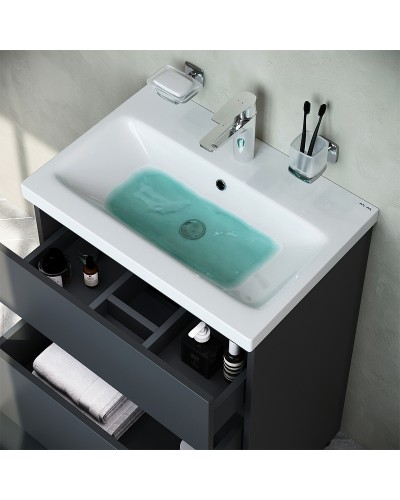 Тумба под раковину AM.PM Gem S 60 M91FSX0602GM Графит матовый