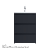 Тумба под раковину AM.PM Gem S 60 M91FSX0602GM Графит матовый