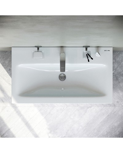 Тумба под раковину AM.PM Gem S 75 M91FSX0752GM Графит матовый