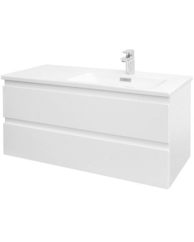 Тумба под раковину Jacob Delafon Madeleine 100 R EB2055-J51 подвесная Белая матовая