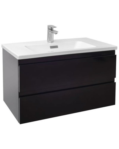 Тумба под раковину Jacob Delafon Madeleine 80 EB2053-J52 подвесная Черный глянец