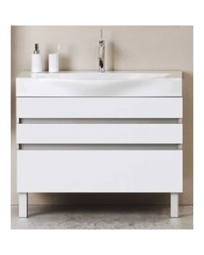 Тумба белый глянец 80 см Aqwella 5 Stars Bergamo Ber.01.08/n/W