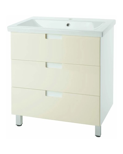 Тумба под раковину Bellezza Пегас 80 4630413140077 Бежевая