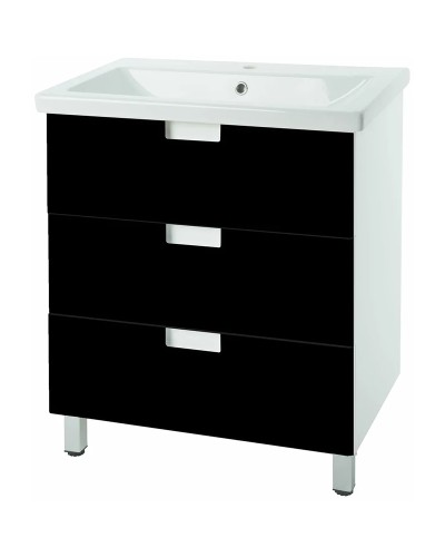 Тумба под раковину Bellezza Пегас 70 4630411140048 Черная