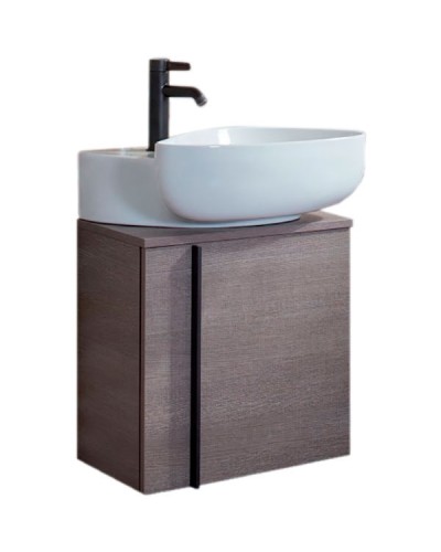 Тумба под раковину Jacob Delafon Nouvelle Vague 45 R EB3045D-E73 подвесная Фактурный дуб