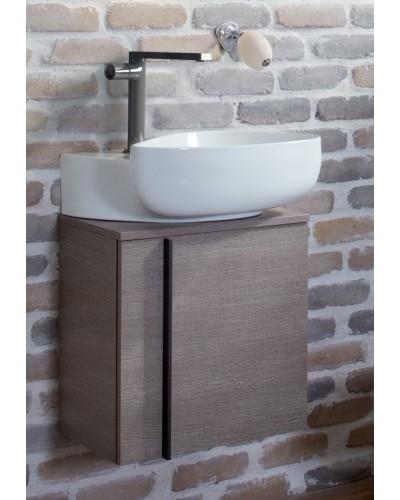 Тумба под раковину Jacob Delafon Nouvelle Vague 45 R EB3045D-E73 подвесная Фактурный дуб