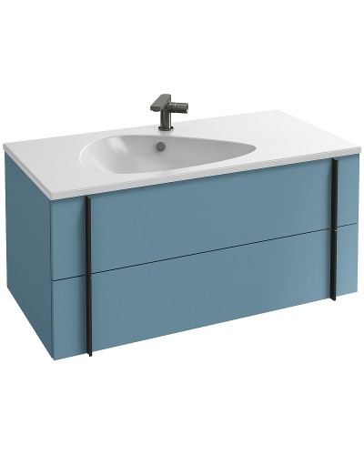 Тумба под раковину Jacob Delafon Nouvelle Vague 100 EB3032-G91 подвесная Аквамарин