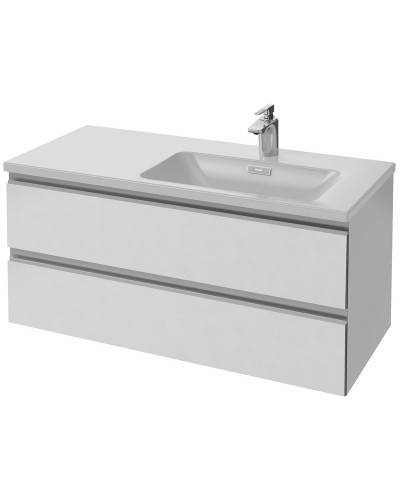 Тумба под раковину Jacob Delafon Vox 100 R EB2026-RA-G1C подвесная Белый лак