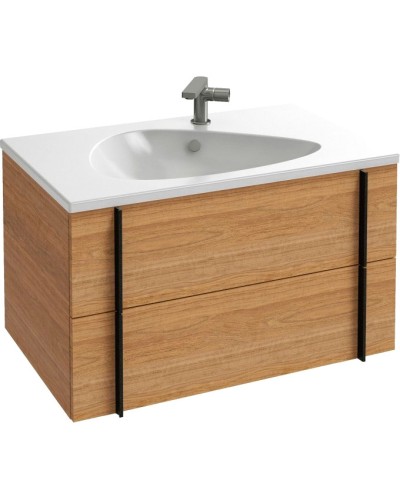 Тумба под раковину Jacob Delafon Nouvelle Vague 80 EB3030-E16 подвесная Светлый орех