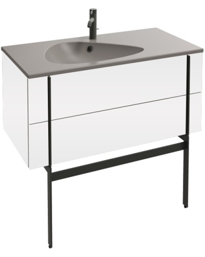 Тумба под раковину Jacob Delafon Nouvelle Vague 80 EB3030-G1C подвесная Белый лак