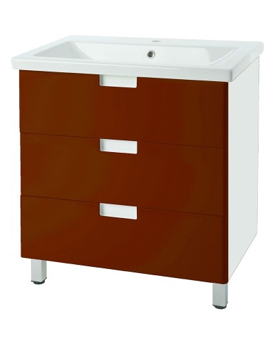 Тумба под раковину Bellezza Пегас 90 4630415140037 Красная