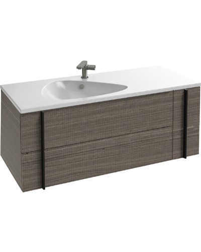 Тумба под раковину Jacob Delafon Nouvelle Vague 120 EB3036-E73 подвесная Фактурный дуб