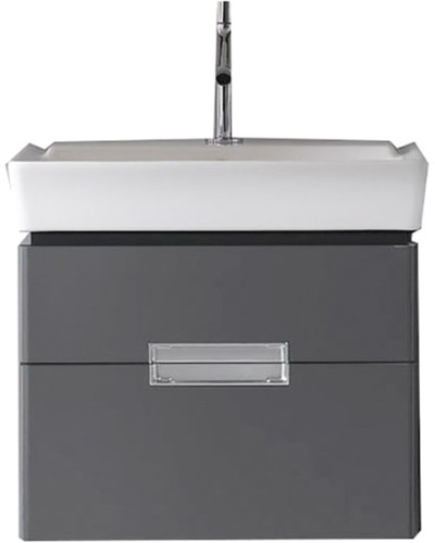 Тумба под раковину Jacob Delafon Reve 60 EB1134-442 подвесная Серый антрацит