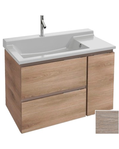 Тумба под раковину Jacob Delafon Soprano 96 EB1331-E10 подвесная Квебекский дуб