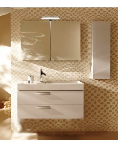 Тумба под раковину Jacob Delafon Rythmik 80 EB1302-G1C подвесная Белая глянцевая