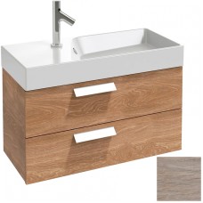 Тумба под раковину Jacob Delafon Rythmik 80 EB1303-E10 подвесная Квебекский дуб
