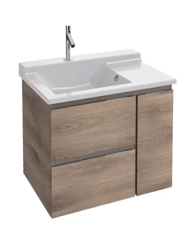 Тумба под раковину Jacob Delafon Soprano 76 EB1333-E10 подвесная Квебекский дуб