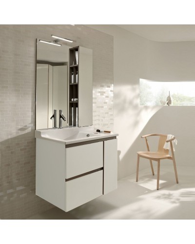 Тумба под раковину Jacob Delafon Soprano 76 EB1333-E10 подвесная Квебекский дуб