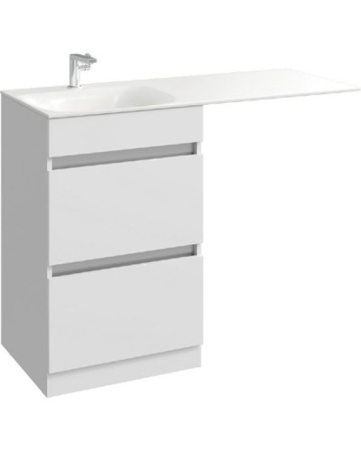 Тумба под раковину Aqwella Form 115 FOR01052 Белая