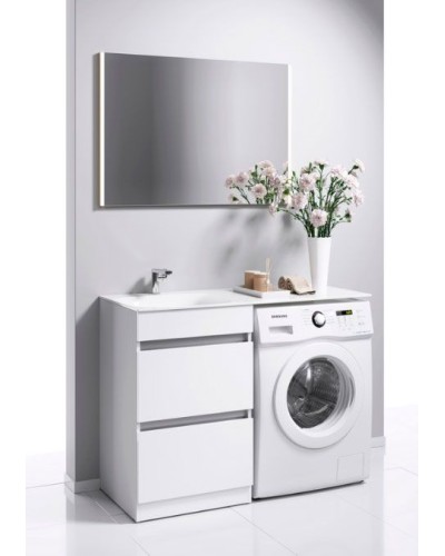 Тумба под раковину Aqwella Form 115 FOR01052 Белая