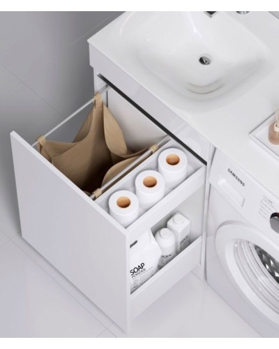 Тумба под раковину Aqwella Form 115 FOR0105KR Белая