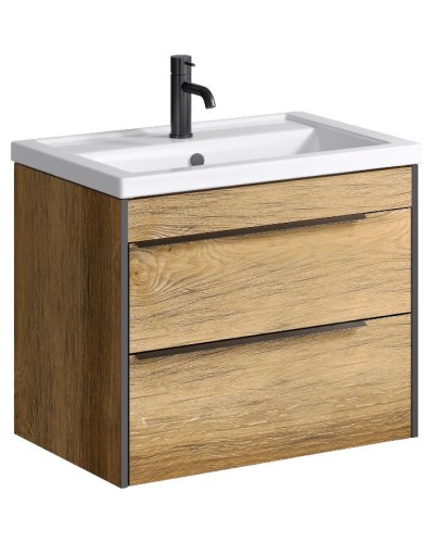 Тумба под раковину Aqwella Fargo 70 FRG0107DB Дуб балтийский